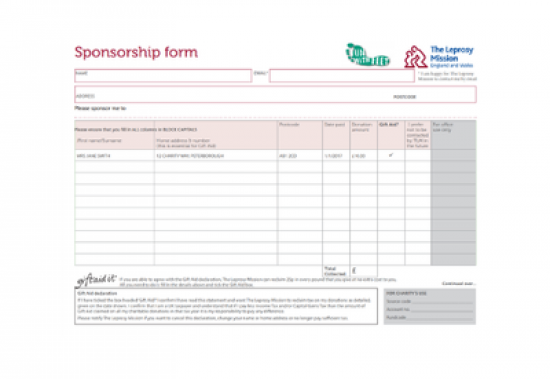 Sponsor Form